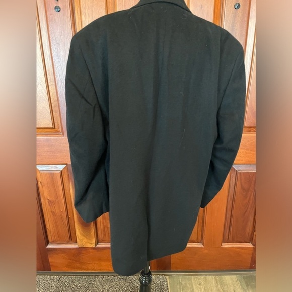 Jos A Bank Mens Camel Hair Blazer 44R Solid Black Jacket Sport Coat $450 - Picture 3 of 11